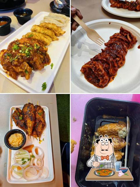 Chicken wings at Hoy Momo Palakkad