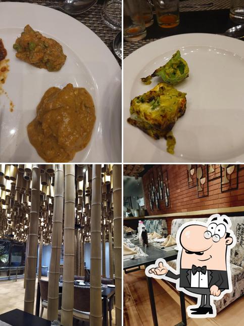 The image of interior and food at Horizon