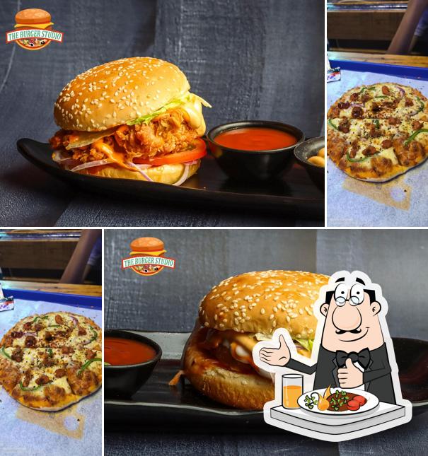 Pulled pork sandwich at The Burger Studio