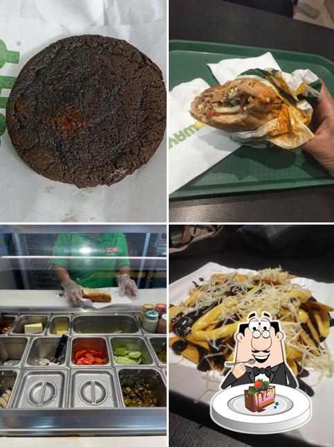 Chocolate cake at Subway Vasco-Da-Gama Goa