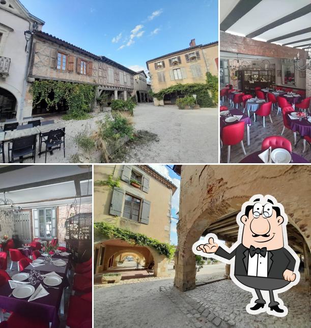 Installez-vous à l'une des tables de Au Bastignac