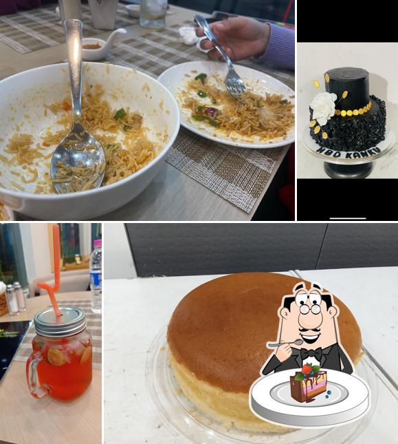 Chocolate cake at Rim’s cafe , restro and bakery