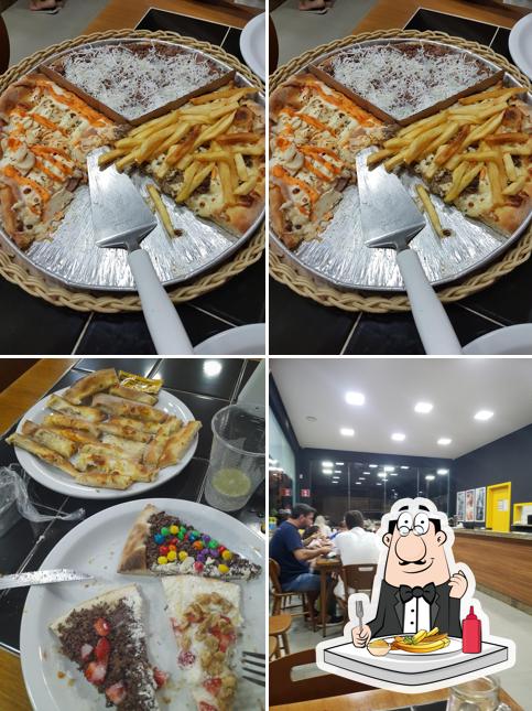 Experimente fritas no Chicken Pizza