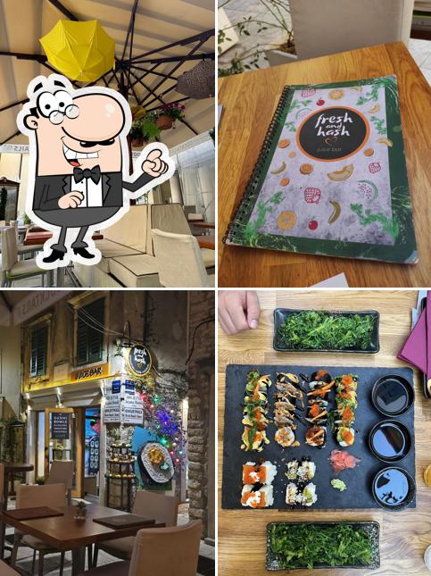 Dai un'occhiata agli interni di Sushi & Juice Bar - Fresh and Hash