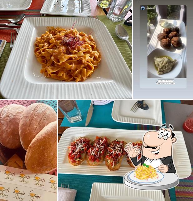 Spaghetti carbonara at Café diem - Only on reservations