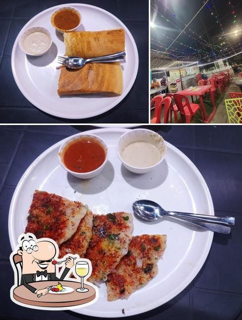 Check out the photo showing food and exterior at Shree Balaji 99 Variety Dosa Center