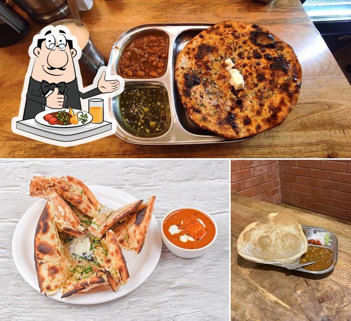 Kulcha at Dhaba Amritsari