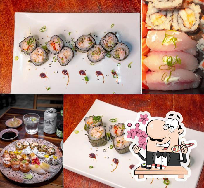 Presenteie-se com sushi no Sushi de Porto