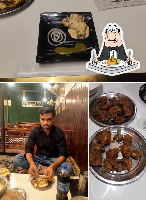 This is the picture depicting food and beverage at Al Khuzaima Restaurant