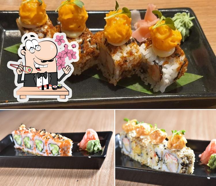 Sushi rolls are offered by Takashi Sushi Bar & Japanese Restaurant Gurugram