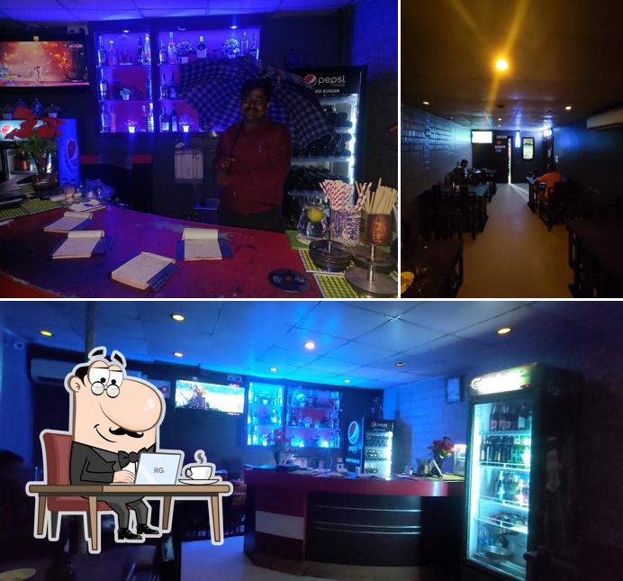 The interior of The West End Mughlai Darbar