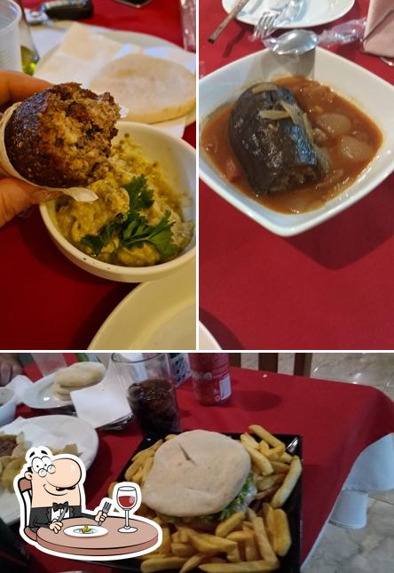 Comida em Delícias Árabes