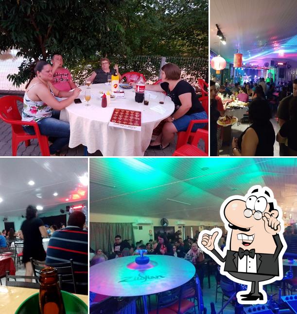 O interior do Recanto Som Alegre