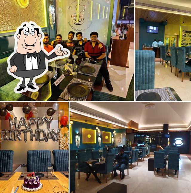 Take a seat at one of the tables at NSO Restro