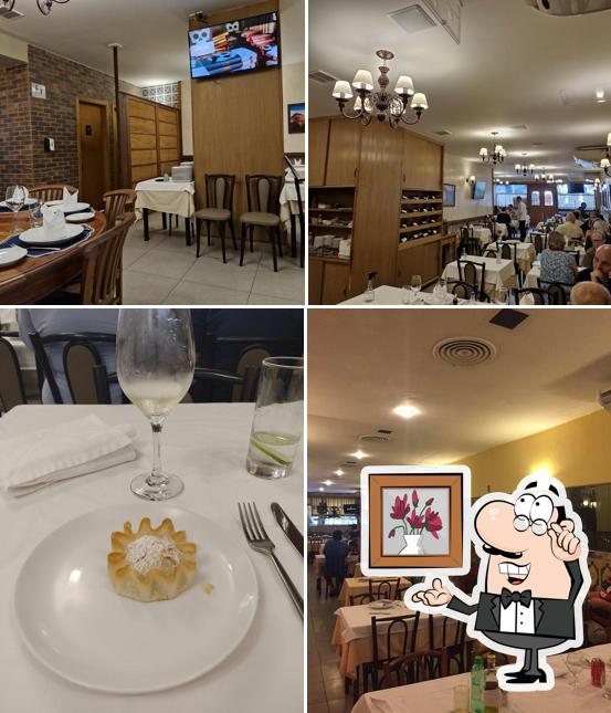 O interior do Restaurante A Marisqueira