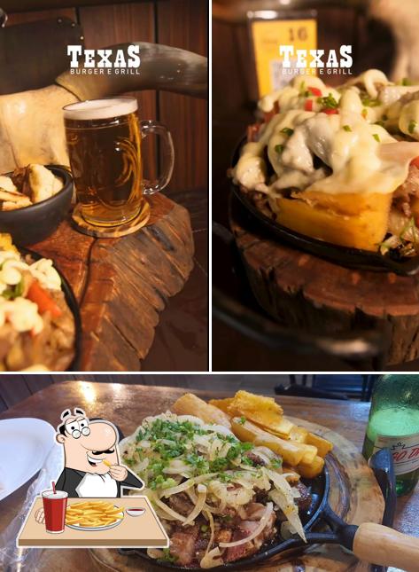 Batata frita em Texas Burger e Grill