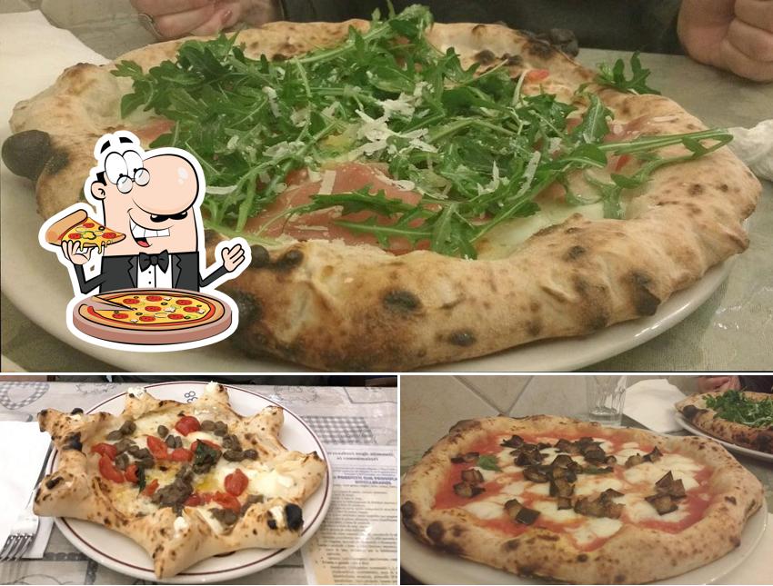 A Pizzeria Da Attilio, vous pouvez prendre des pizzas