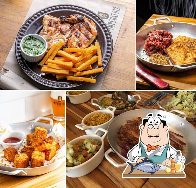 Salmão grelhado em Quintal da Imperatriz