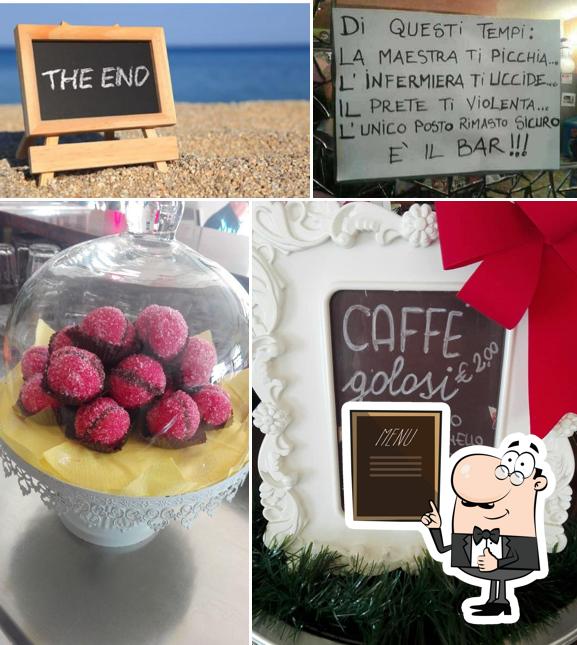 Leggi il menu sulla lavagna