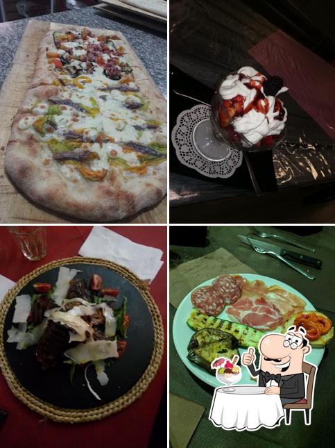 Re Artù Aprilia NUOVA GESTIONE serve un'ampia gamma di dessert