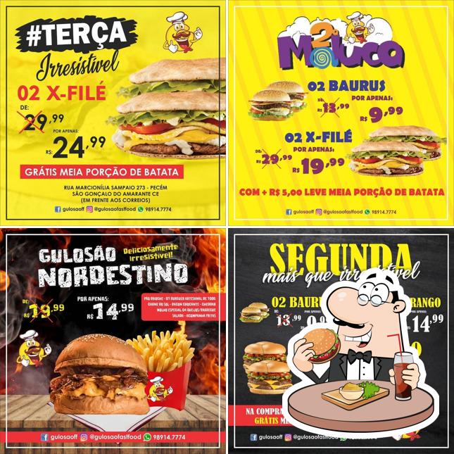 Consiga um hambúrguer no Pizzaria no Pecém Gulosão Lanches