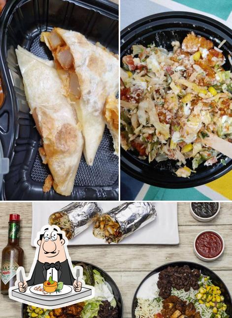 The restaurant's food and beverage