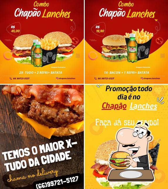 Hambúrguer em CHAPÃO & LANCHES