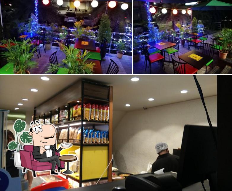 The interior of The Pizza Box & Cafe Sinhagad road Pure Veg