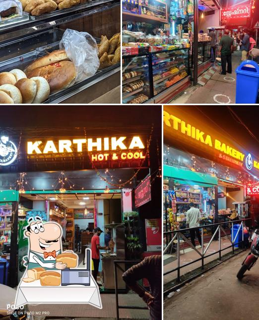 Garlic bread at Karthika bakery & coolbar