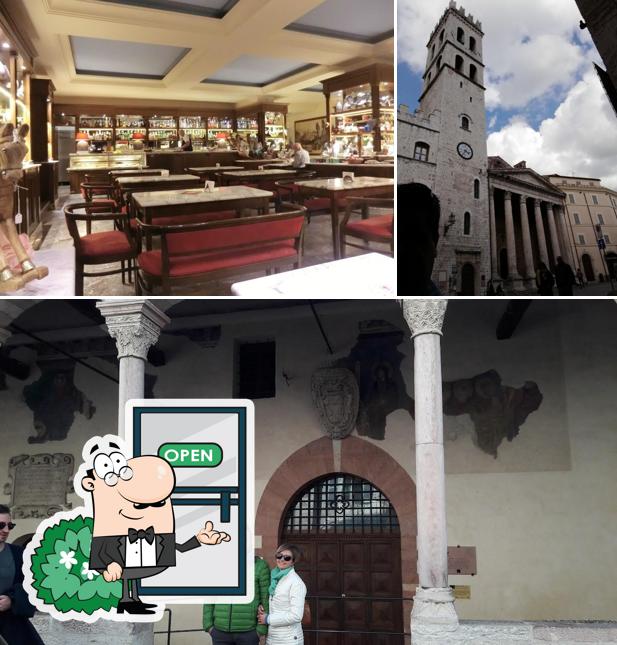 La esterno e interni del ristorante