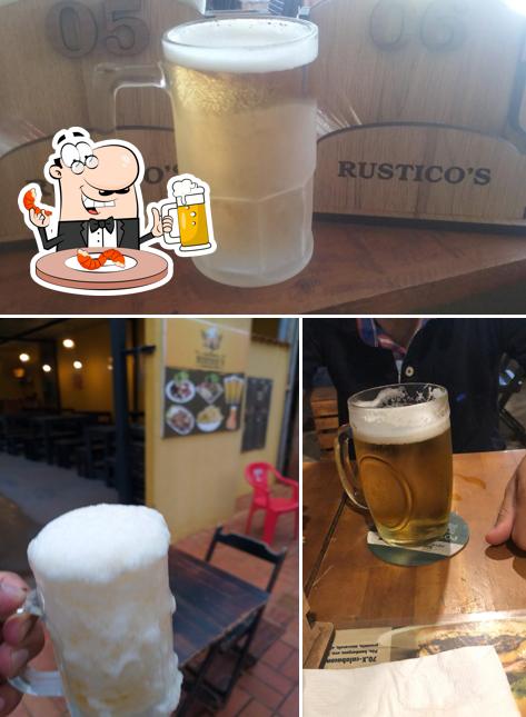 Peça uma tulipa de cerveja leve ou escura