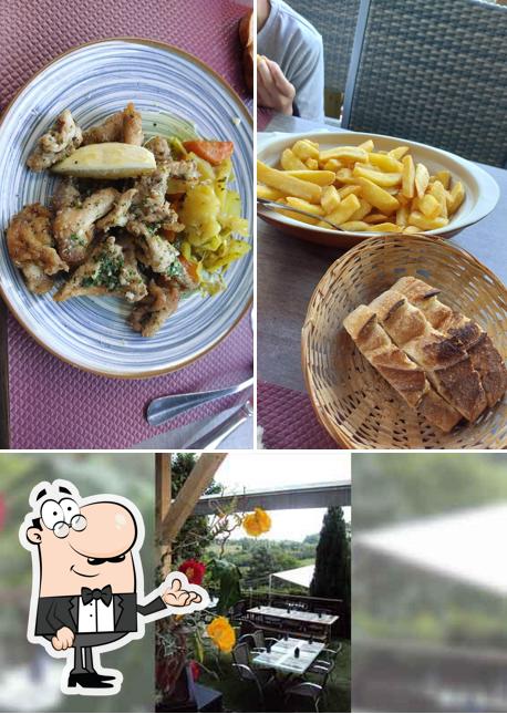 L'intérieur de Restaurant Les Terrasses de Pérouges