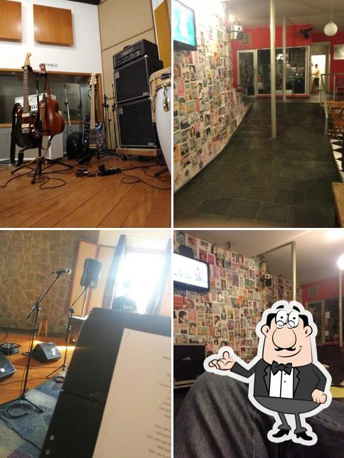 O interior do NiMBUS STUDiOS & BAR