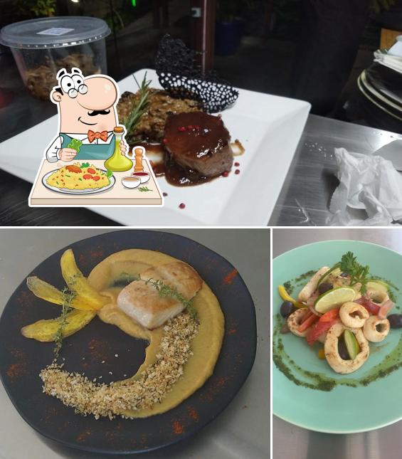 Comida em La Praia Rooftop