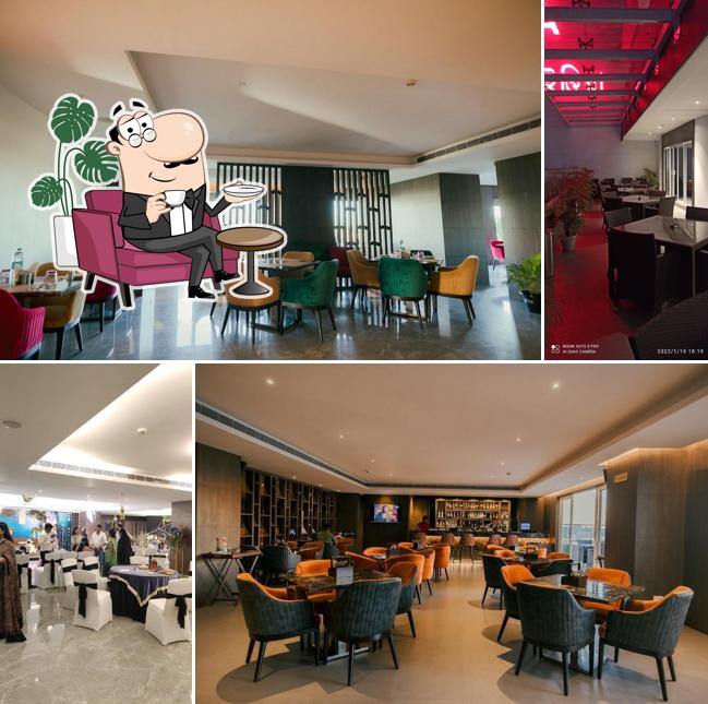 Take a seat at one of the tables at Level III 'ON' Ambrosia