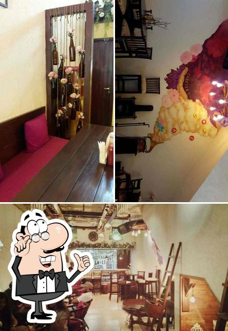 The interior of Chapter 7 Cafe