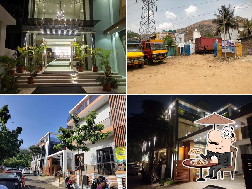 Enjoy the view at the outside area of Selvamathi Saffron Villa Yercaud