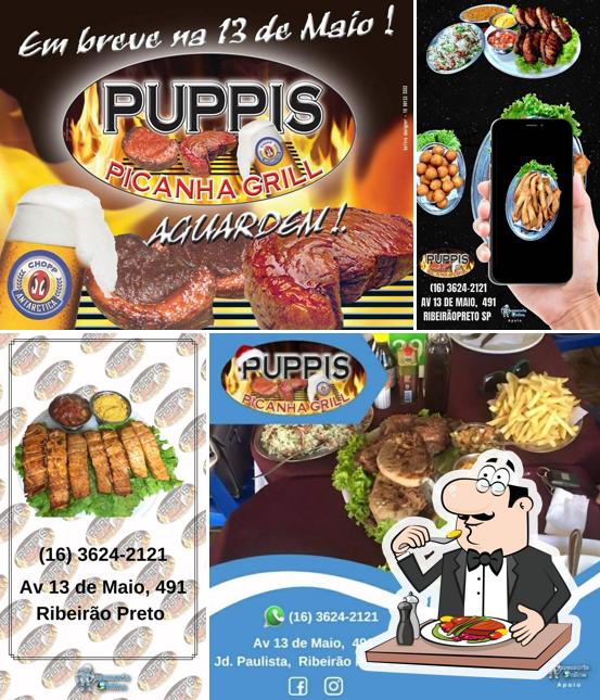 Comida em Puppi's Picanha Grill