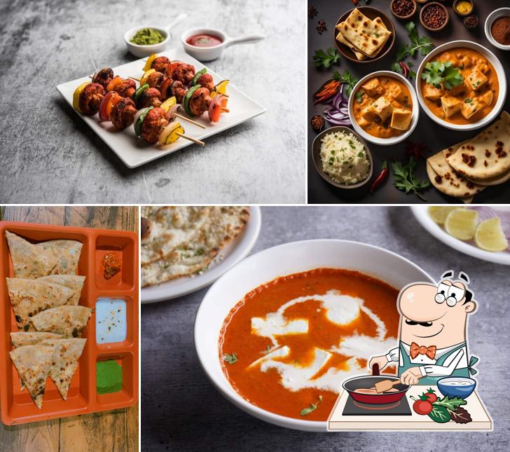 Chicken curry at Udta Punjab Pure Veg Indian Food in Nashik