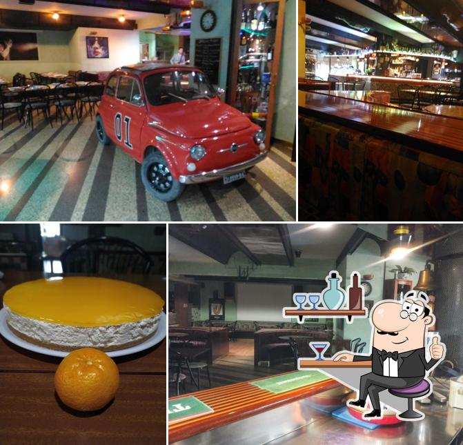 Gli interni di jetset by digit-one bar pizzeria ristorante cocktail