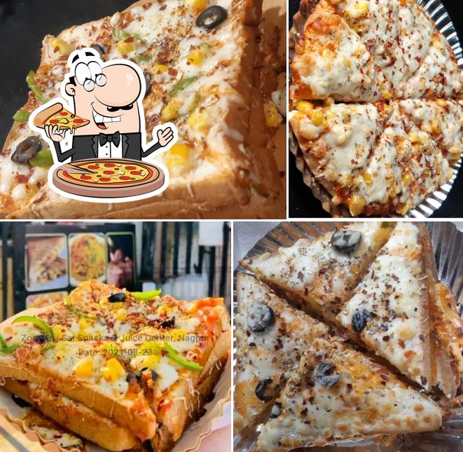 Order different kinds of pizza