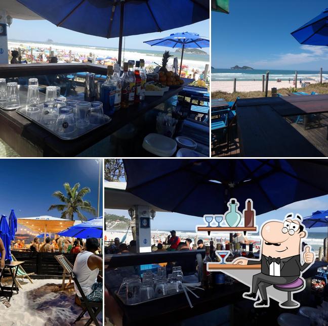 O interior do Quiosque Só Vem - Barra da Tijuca