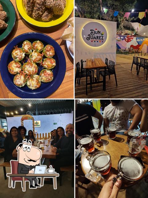 O interior do Don Juarez Cervejaria