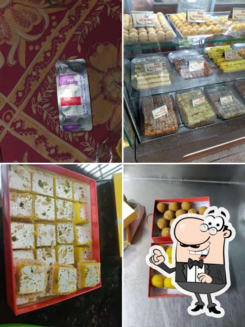 The interior of Brijbhog Mishthan Bhandar - Brij Rasayanam