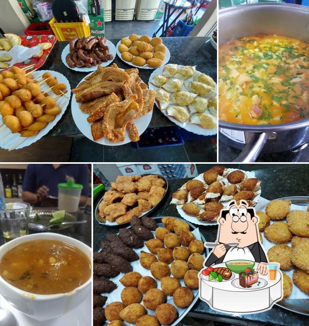 Sopa quente e azeda picante chinesa em Buteco do Toinzinho