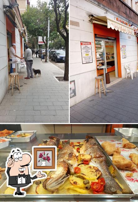 Dai un’occhiata alla immagine che presenta la interni e cibo di Pizza Light