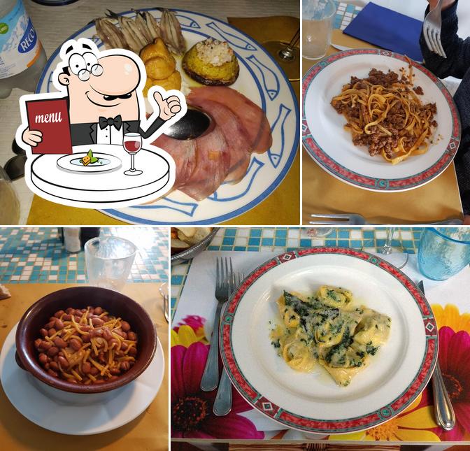 Cibo al Trattoria Mafalda