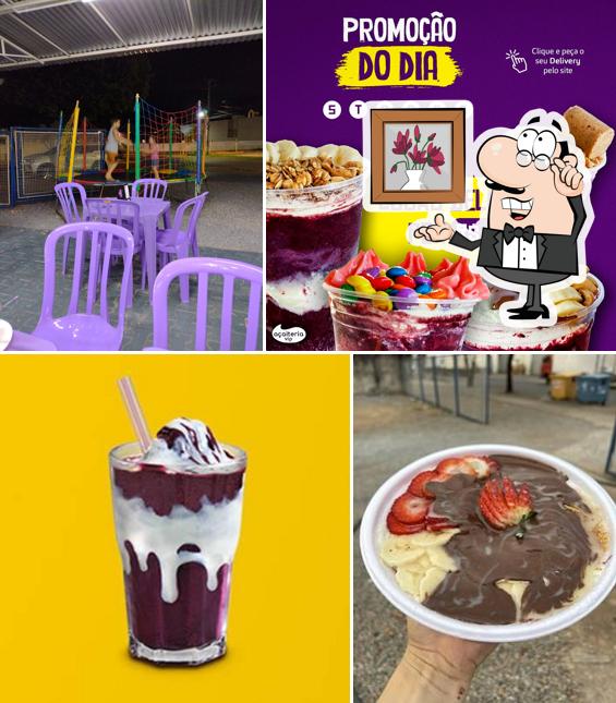 O interior do Açaíteria Vip - Sorvetes e Açaí