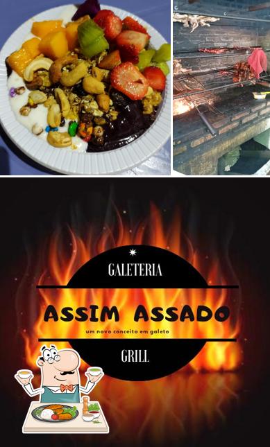 Platos en Assim Assado Galeteria & Grill