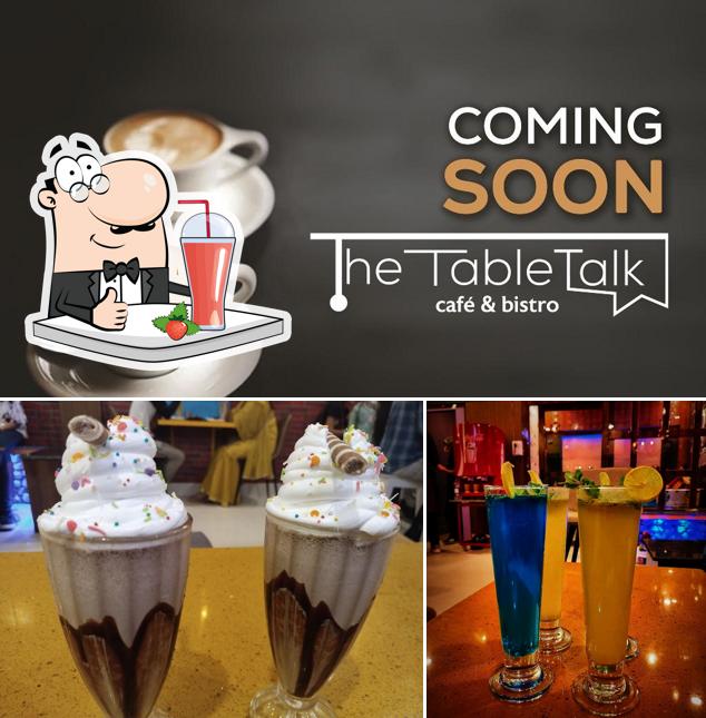 The Table Talk Cafe coochbehar serves a selection of drinks